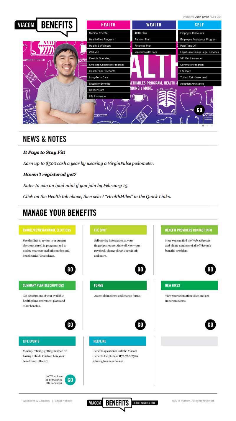 Viacom Benefits Portal