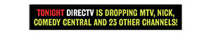 DirecTV Dropping banner