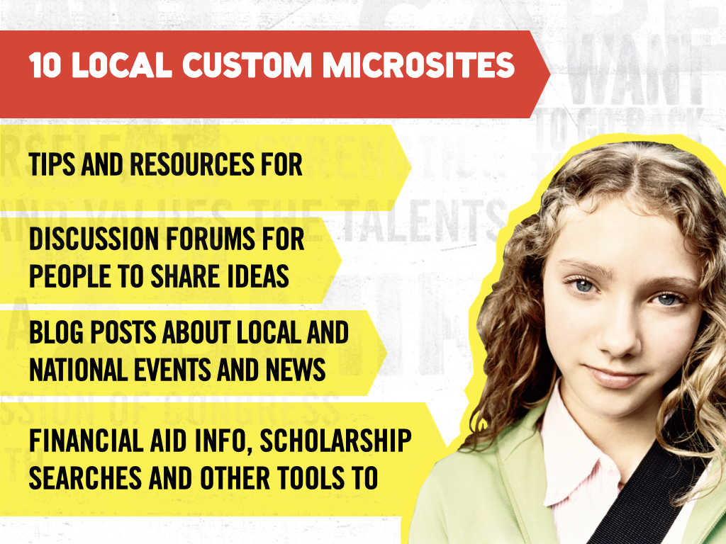 Get Schooled microsites